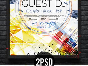 未来之形 炫彩几何与数字科技的视觉交响